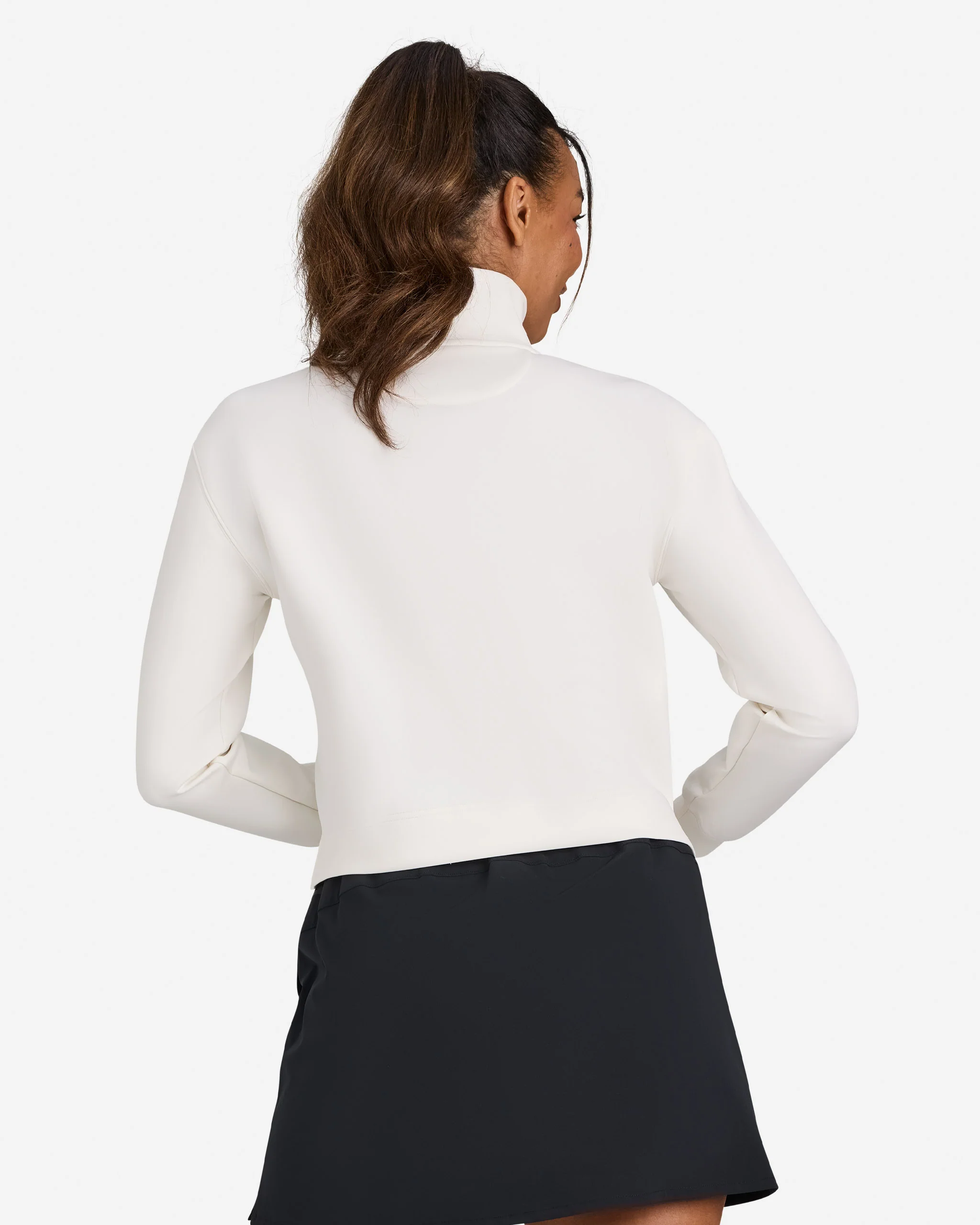 At Ease Quarterzip - Cloud Dancer - Image 3
