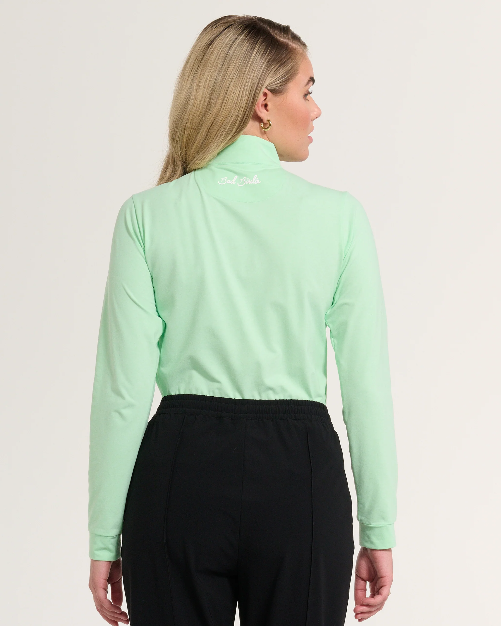 Velocity Quarterzip - Green Ash - Image 3