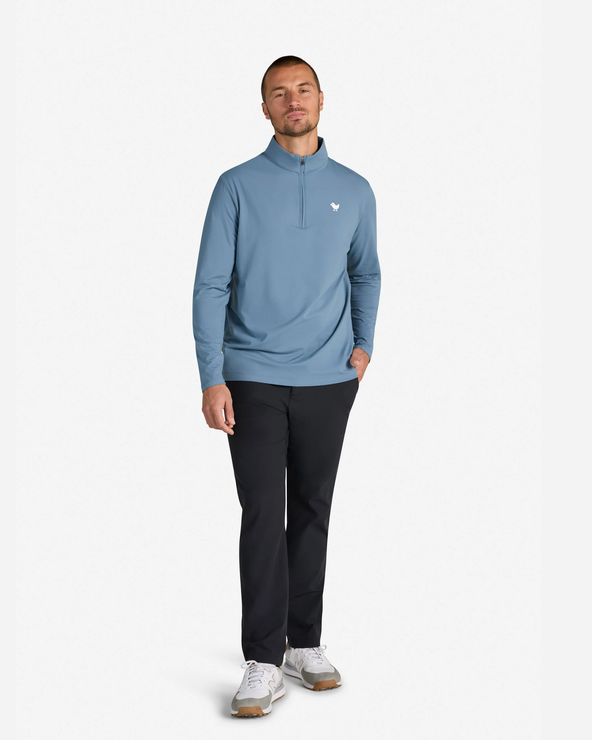 Velocity Quarterzip - Blue Mirage - Image 4