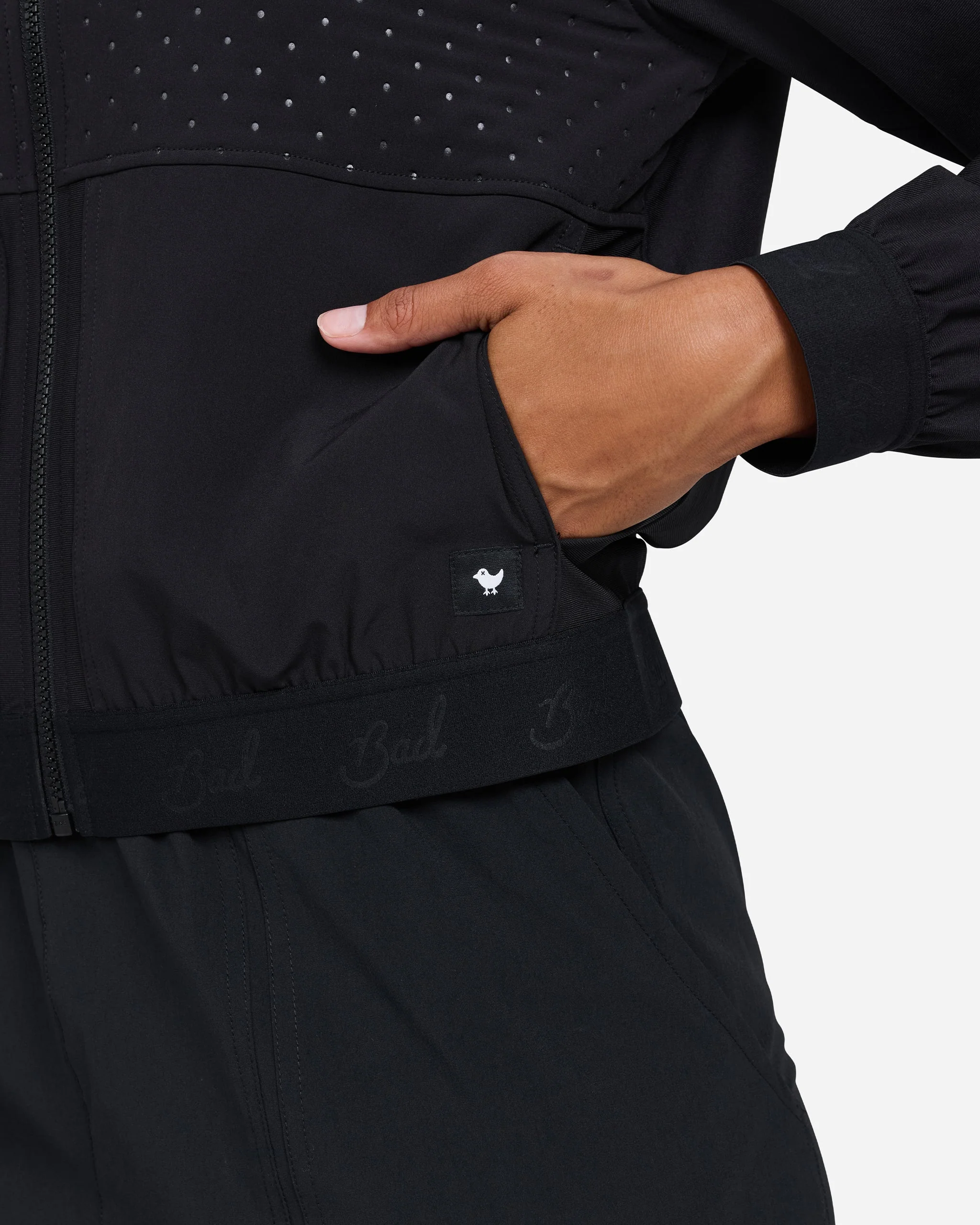 Women's Hybrid Jacket - Black - Image 3