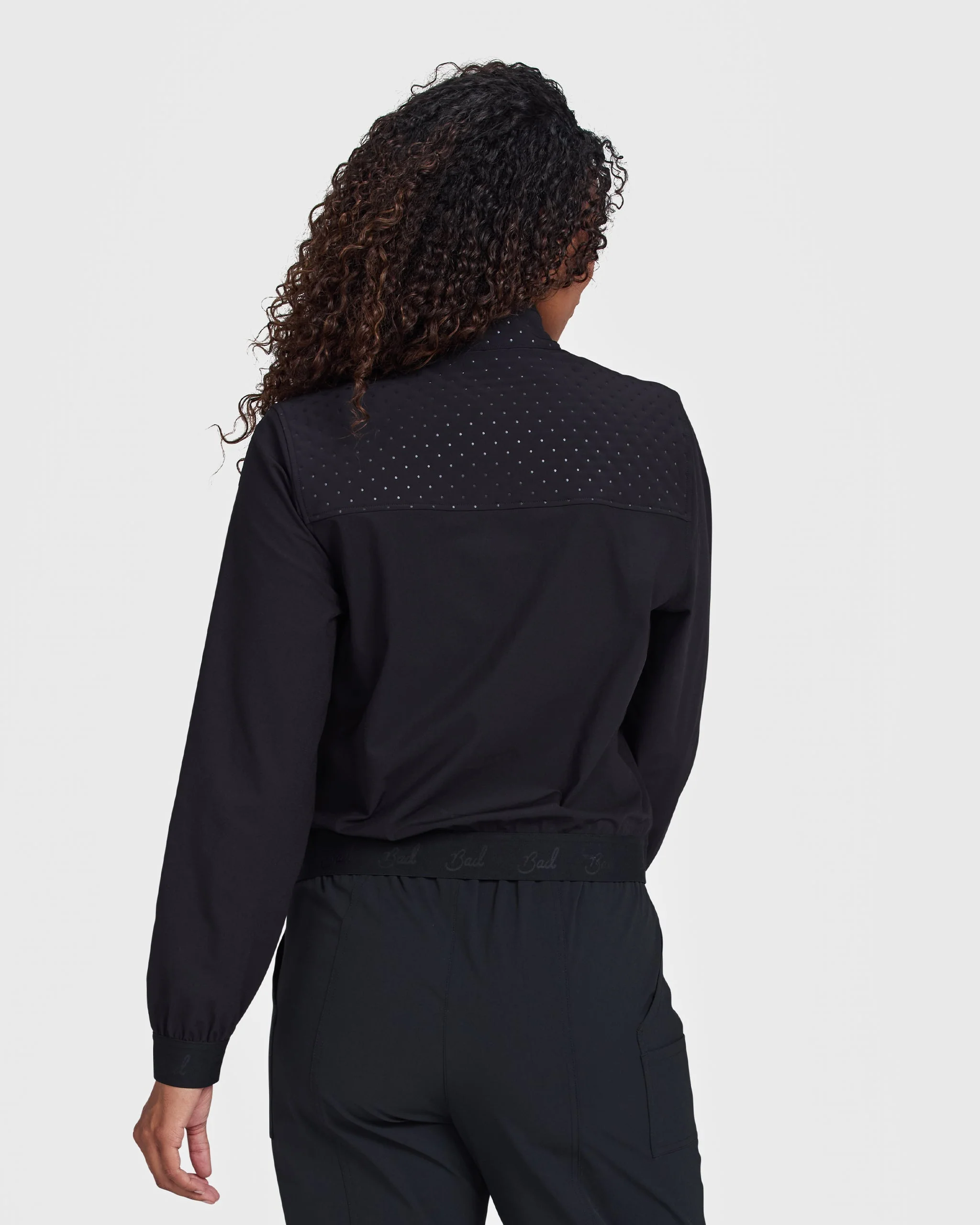 Women's Hybrid Jacket - Black - Image 4
