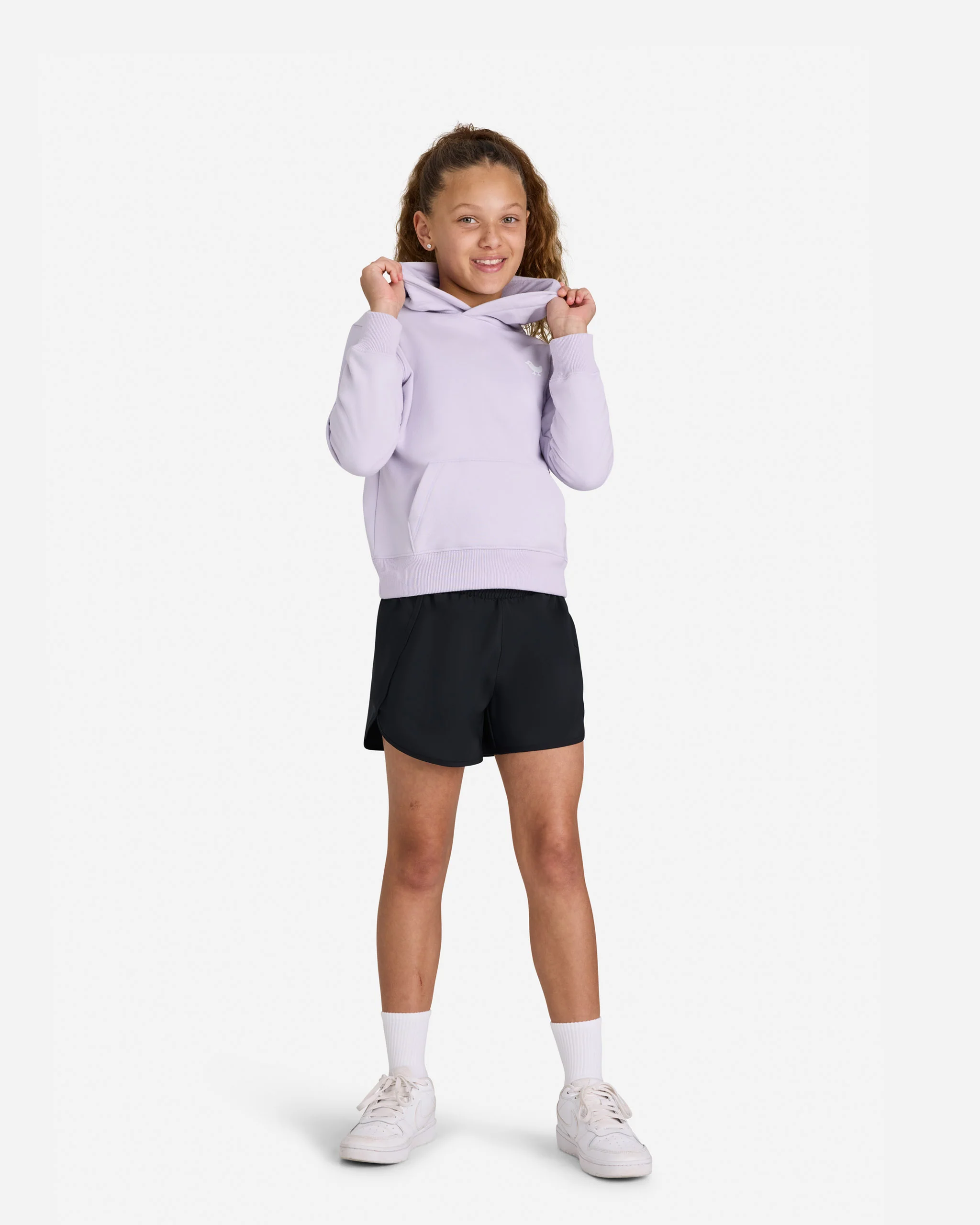 Youth Fairway Fleece Hoodie - Thistle - Image 4