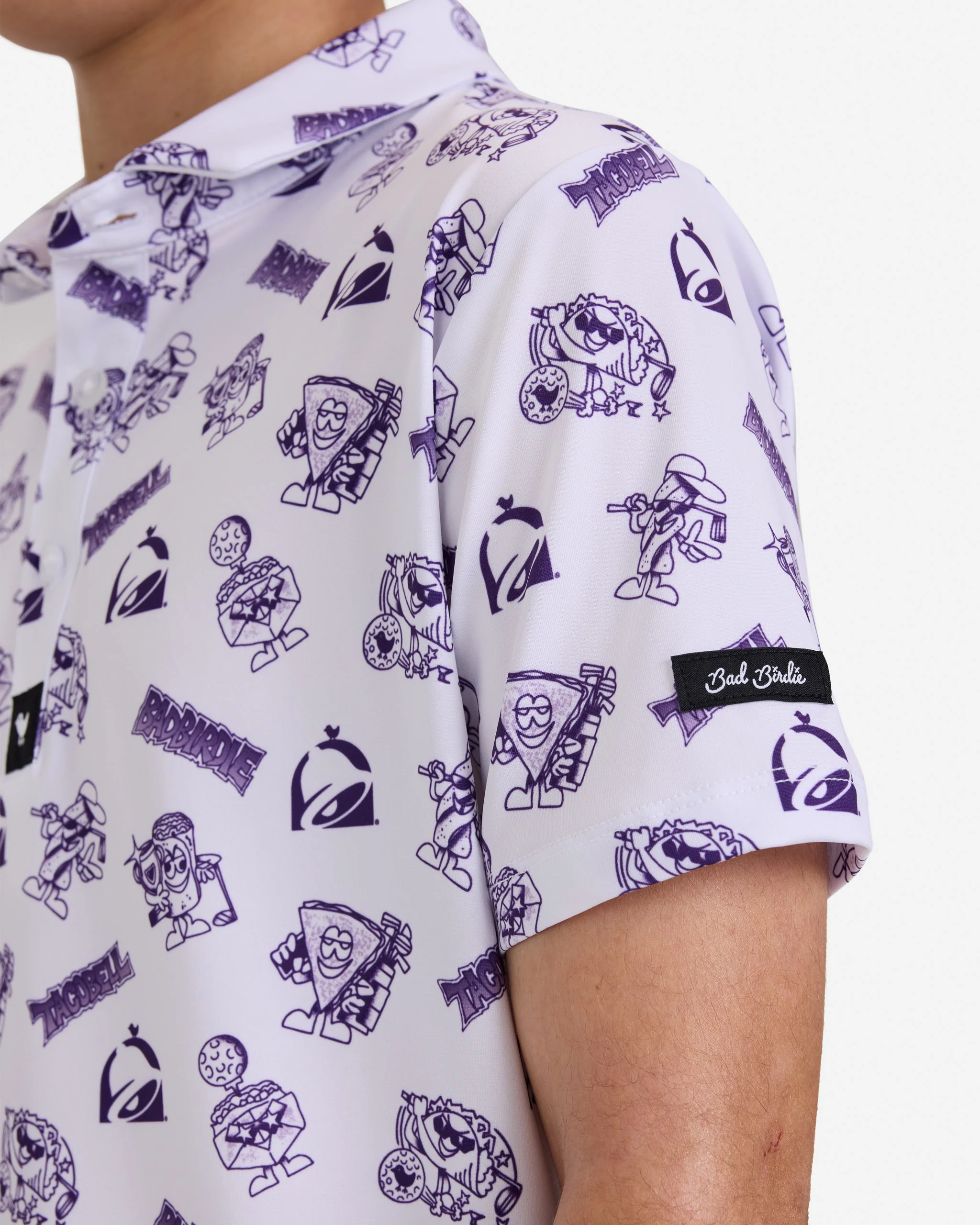 Youth Polo - Taco Bell Doodle - Image 2