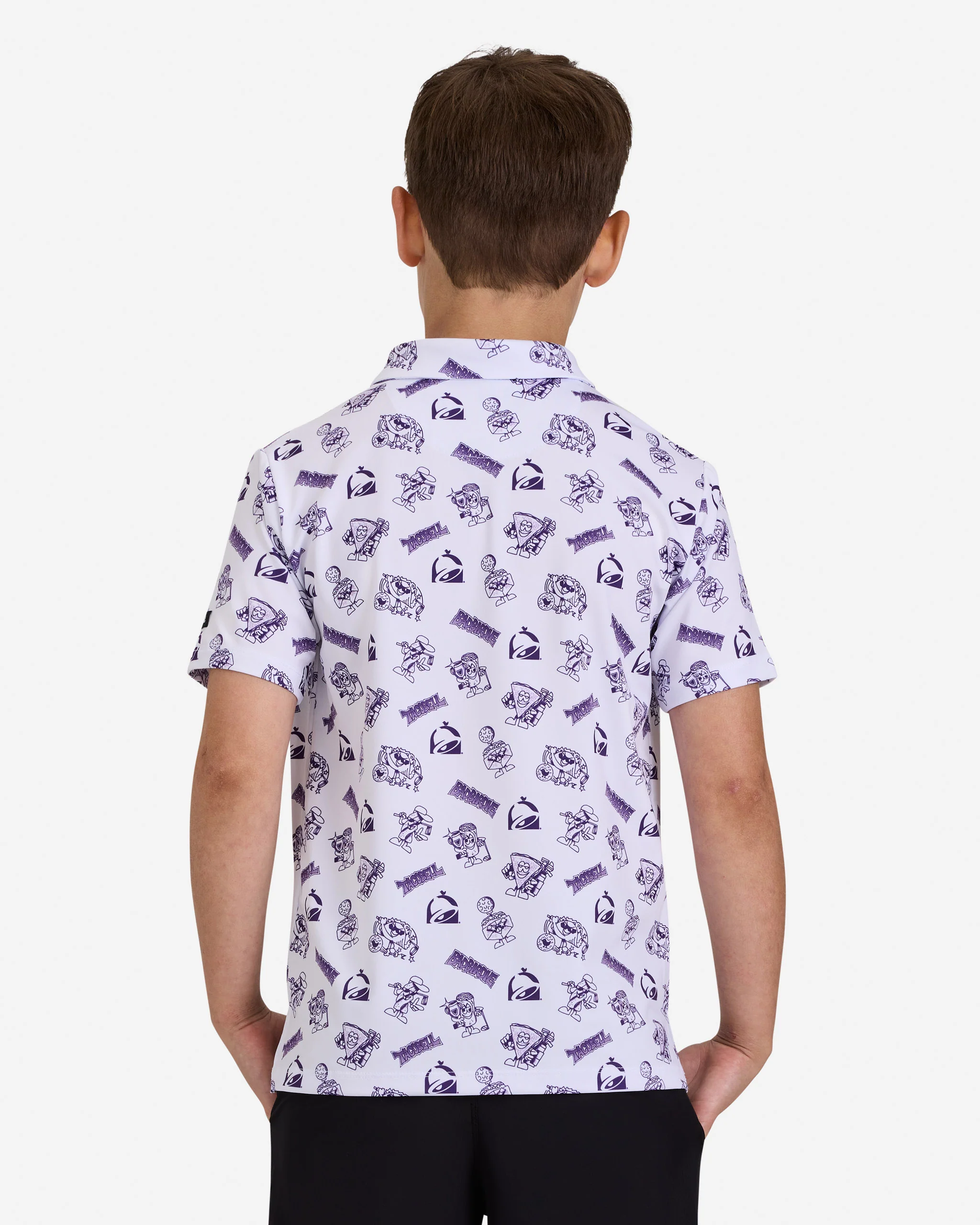 Youth Polo - Taco Bell Doodle - Image 3
